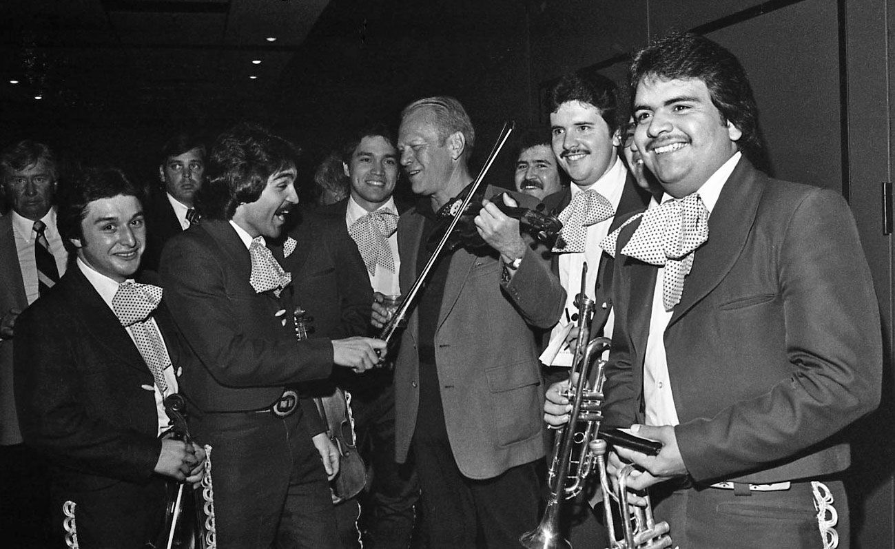 President Ford and Mariachi Cobre